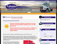 Tablet Screenshot of panamatransfer.com